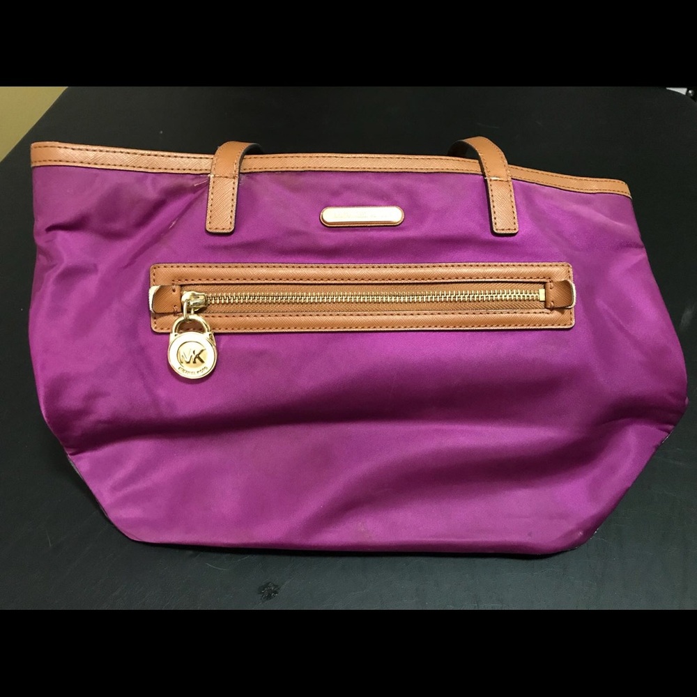 Michael Kors satin tote